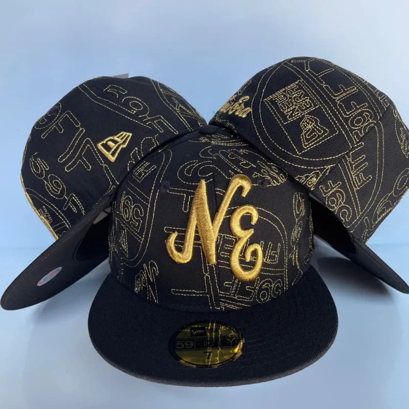 New Era 59FIFTY Embroidered Logo Patchwork — Style-63