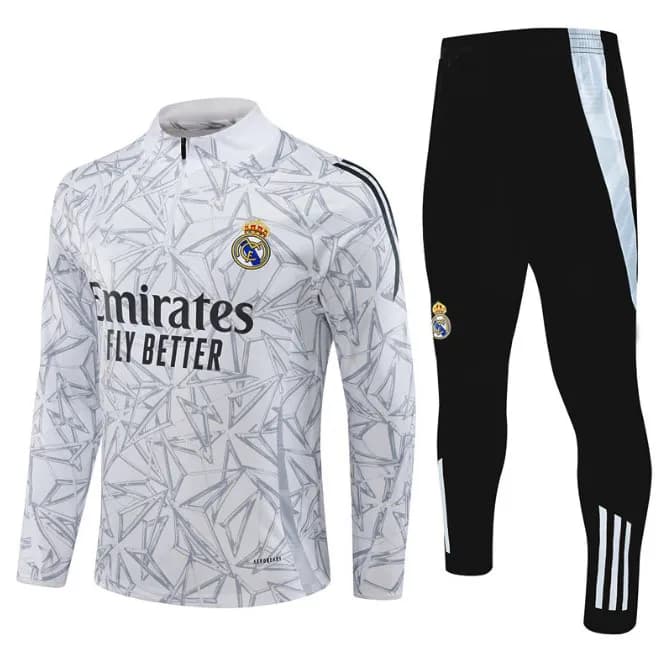 New Balance Training Set Qatar Airways — 2425皇马迷彩白色