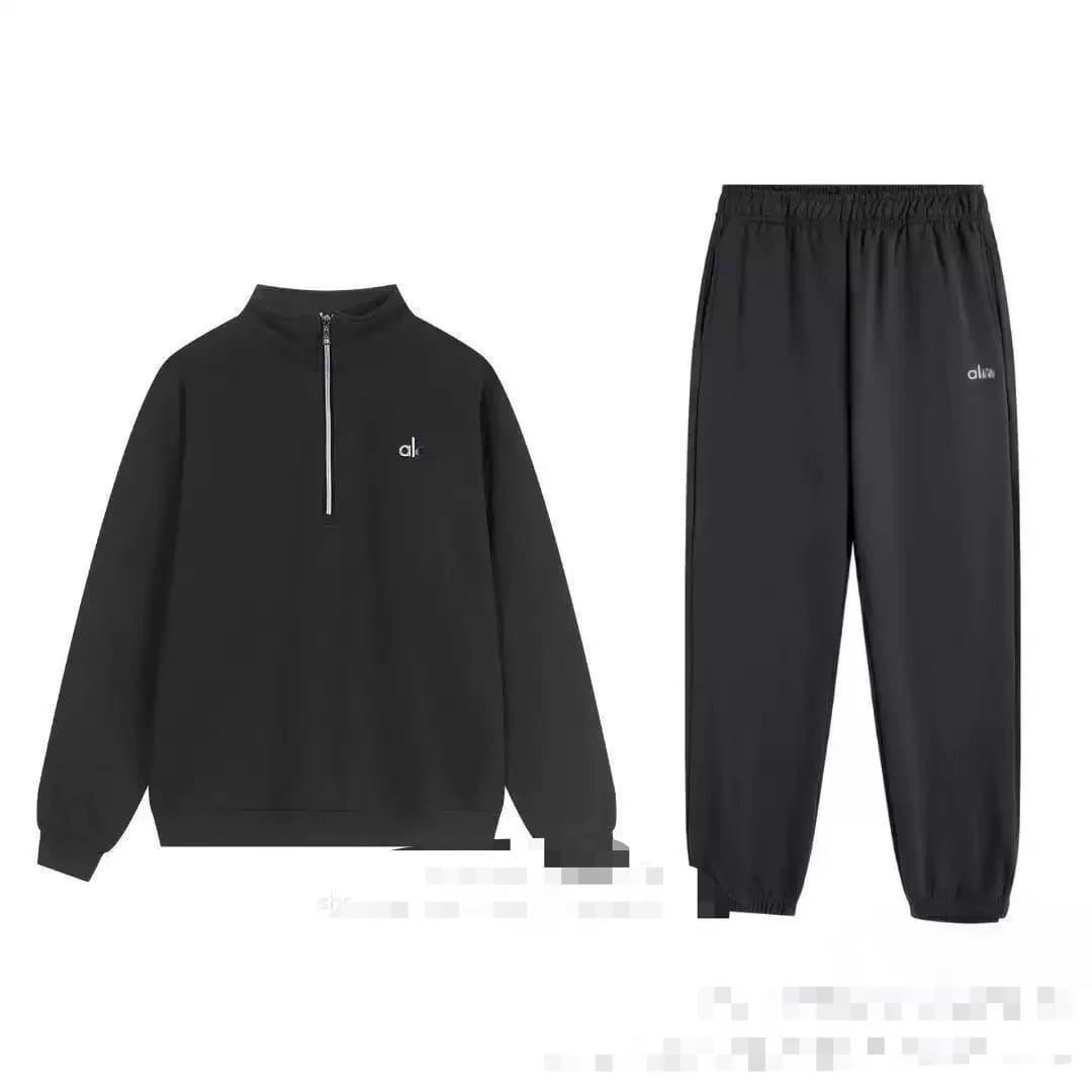 Calvin Klein Half-Zip Sweatshirt and Joggers Set CK Logo