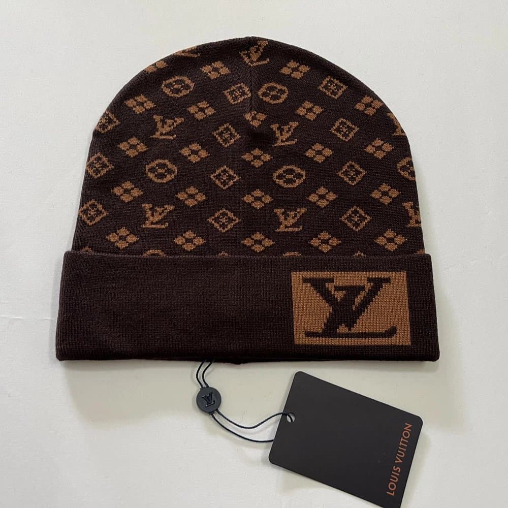 Louis Vuitton Monogram Beanie Brown Monogram