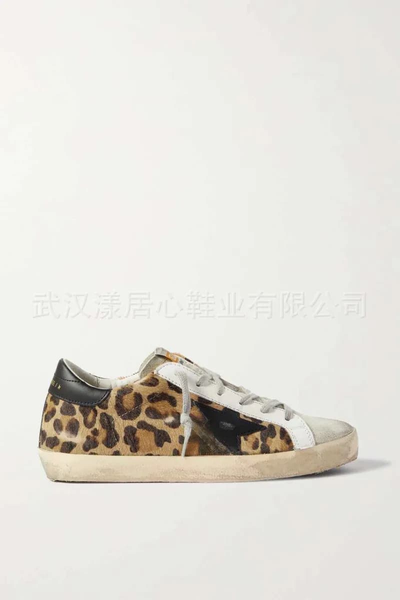 Golden Goose Superstar Leopard-Print Calf Hair