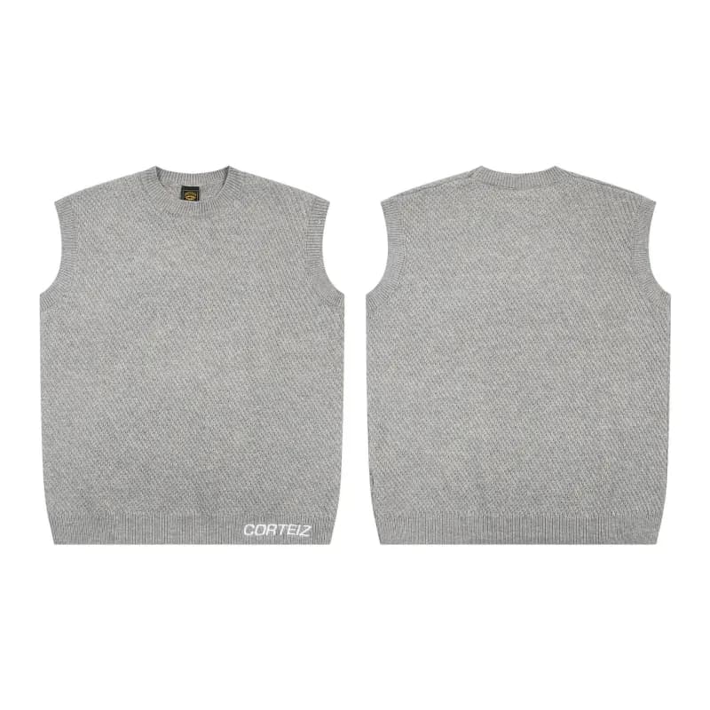 Corteiz Knit Vest Textured