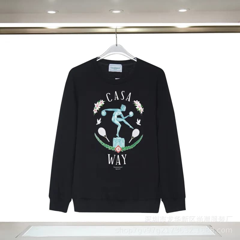Casablanca Casa Way Sweatshirt Tennis Graphic