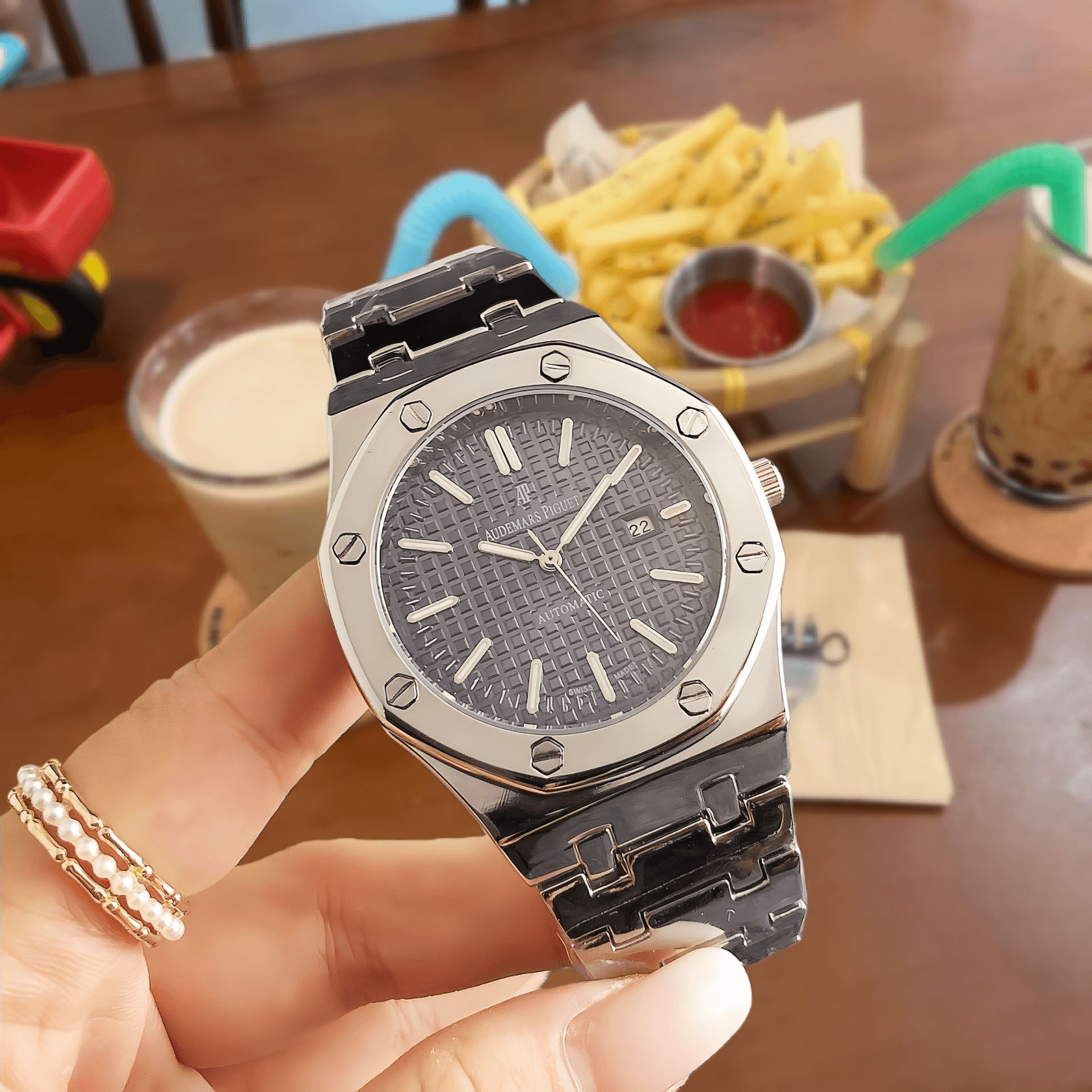 Audemars Piguet Royal Oak Grey Tapisserie Dial