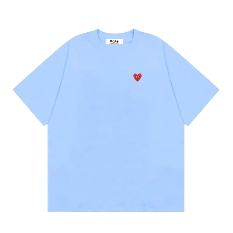 Comme des Garçons Heart Logo T-Shirt Red Heart