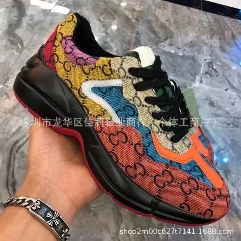Gucci Rhyton GG Supreme Patchwork