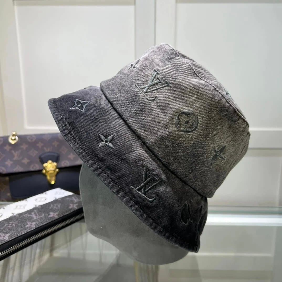 Louis Vuitton Baseball Cap Monogram Denim — 20