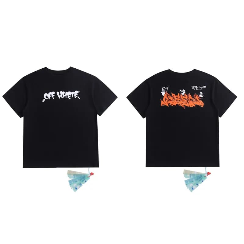 Off-White Arrow Logo T-Shirt Ice Blue Arrow — 2087 black