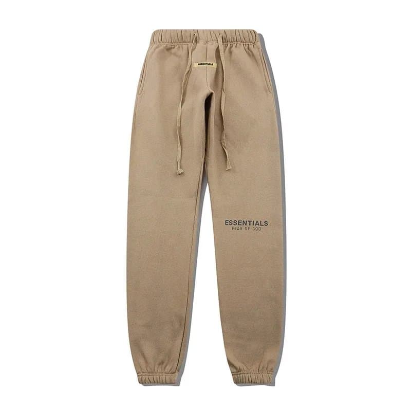 Fear of God Essentials Split Hem Shorts Heather Grey — 558# 长裤 卡其