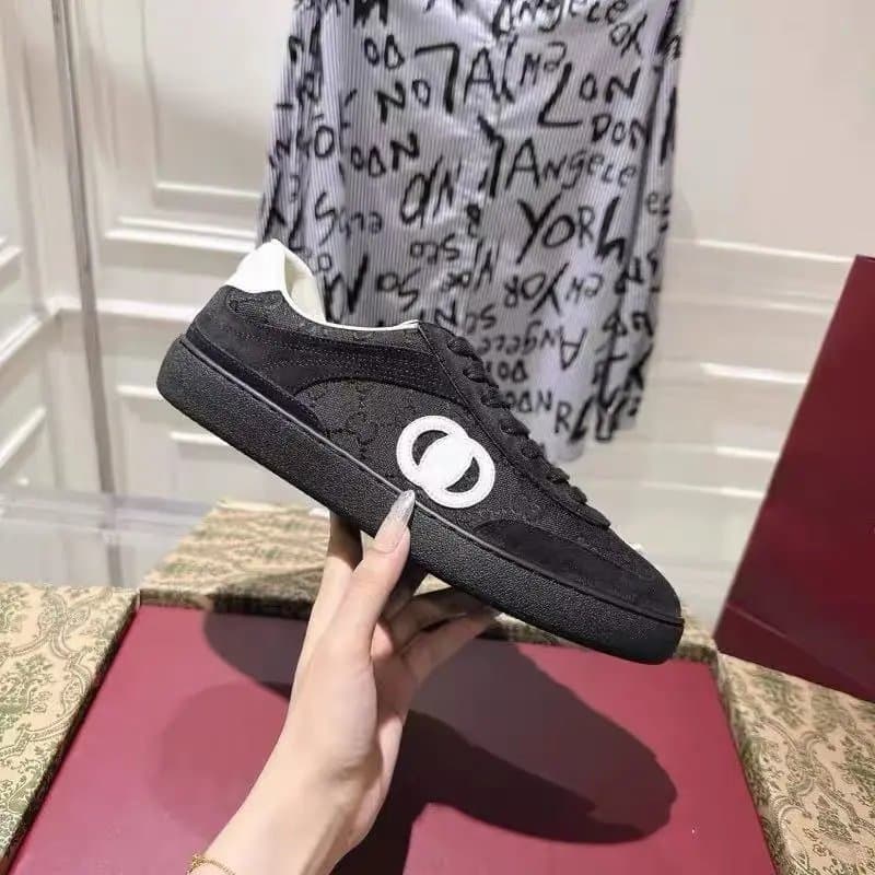 Gucci Horsebit 1955 Navy Suede — 新配色黑【双G正确版】