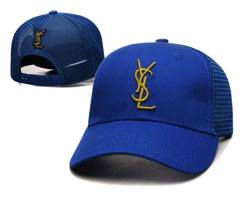 Saint Laurent Baseball Cap Monogram Embroidery — 可调节 · 19