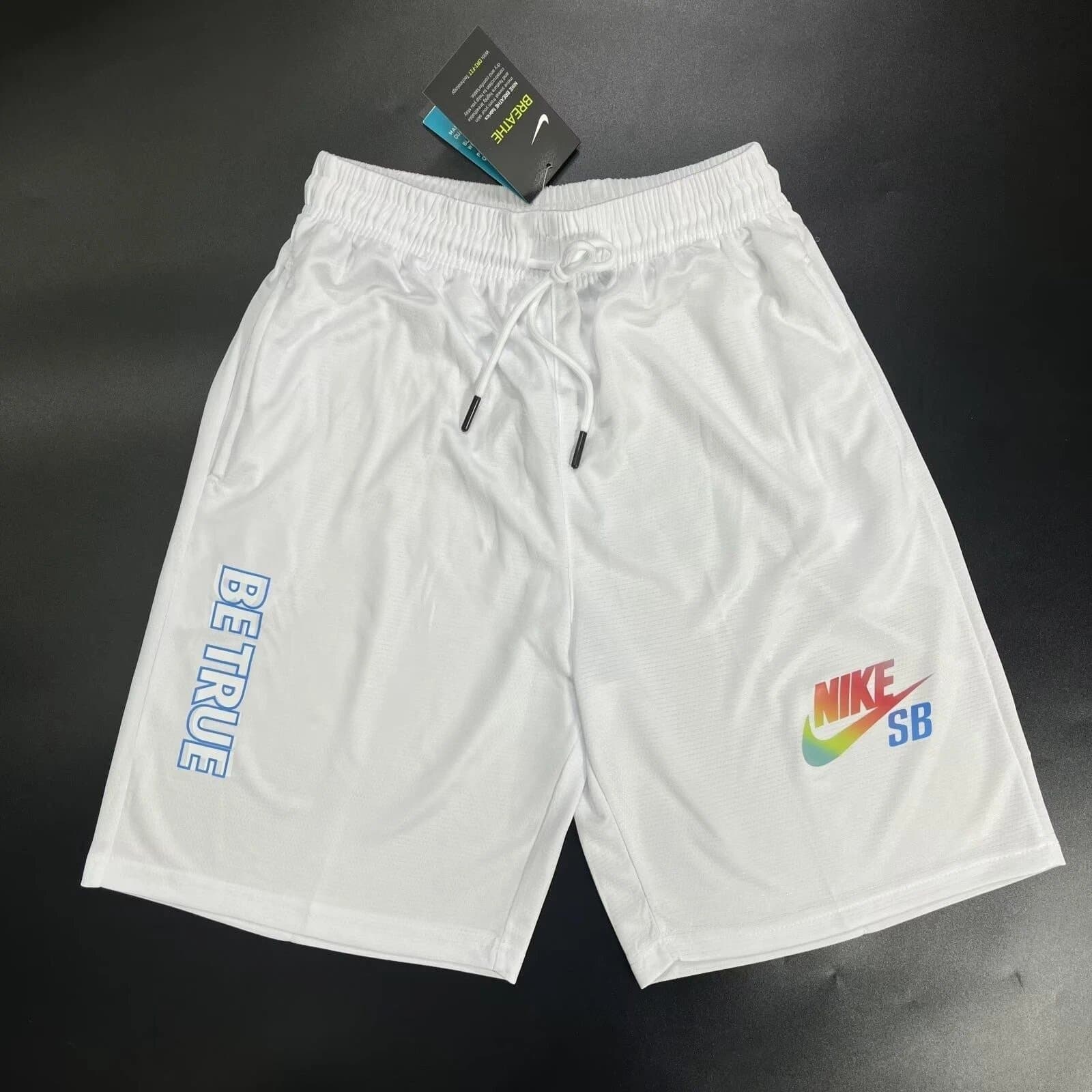 Nike Training Shorts Grey/Beige — 020款白色【高品质】