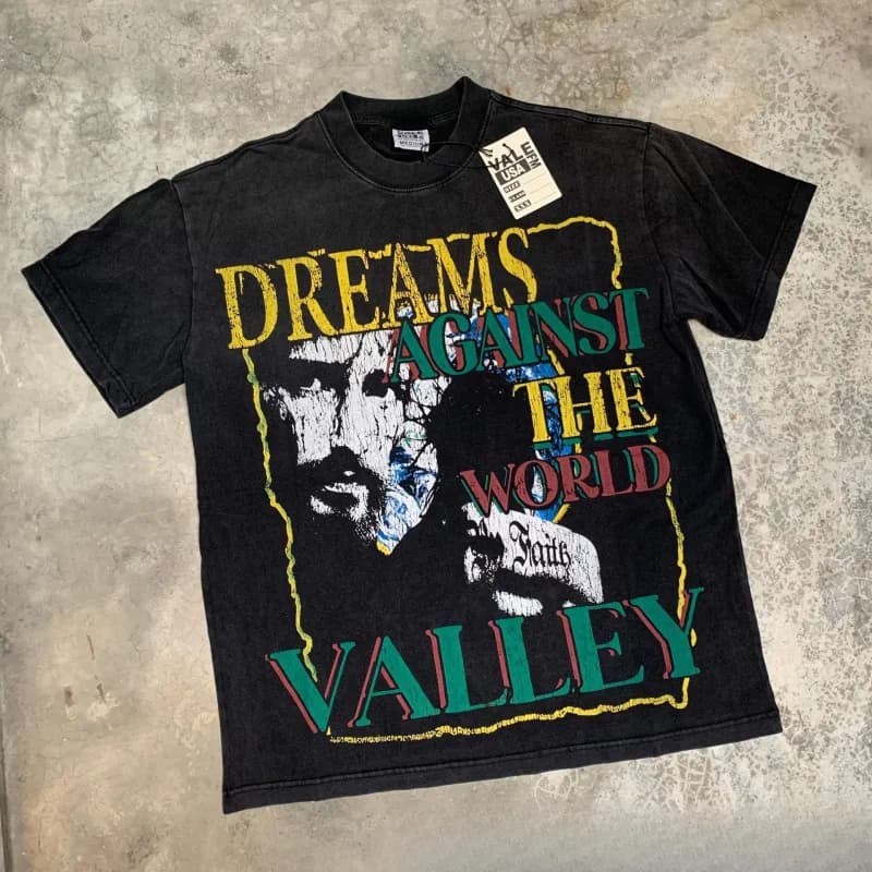 Vale Forever Vale Dreams Sports Tee Motorcycle Graphic — 502