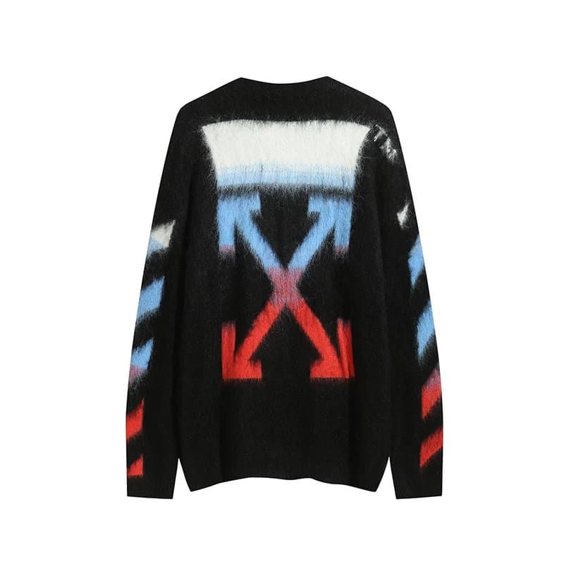 Off-White Arrow Knit Sweater Diagonal Arrows
