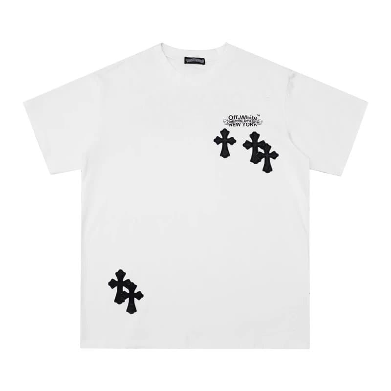 Off-White T-Shirt Chrome Hearts Cross Print