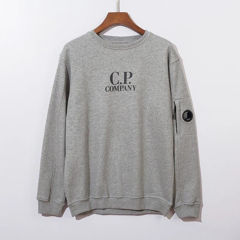 C.P. Company Crewneck Sweatshirt Goggle Patch — 9926 灰色
