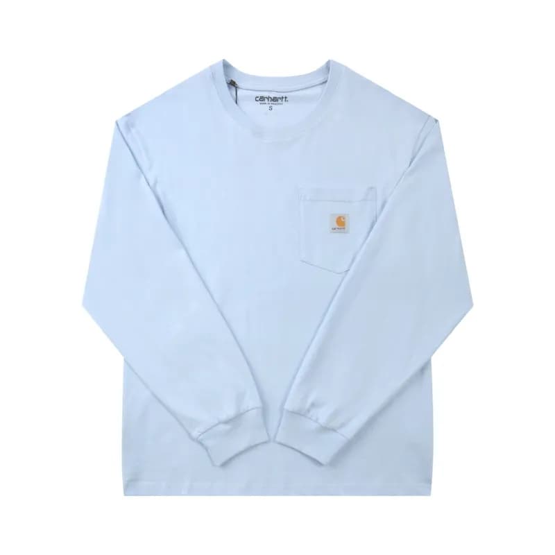 Carhartt Logo T-Shirt Embroidered Logo — 810冰蓝