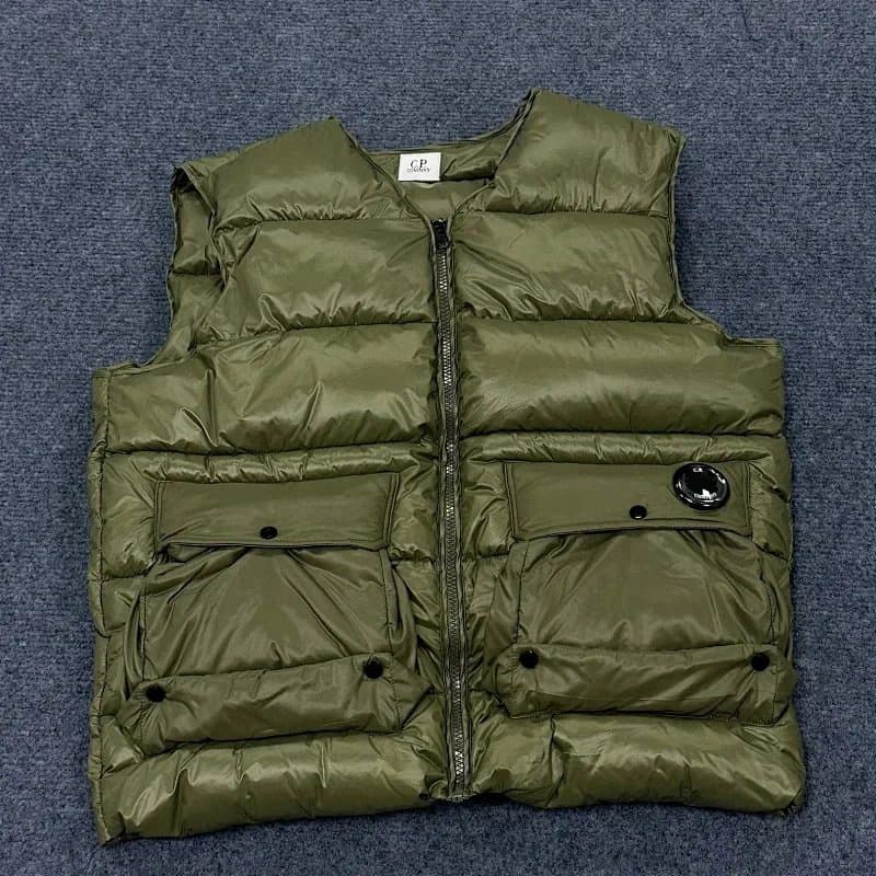 C.P. Company Goggle Vest Olive
