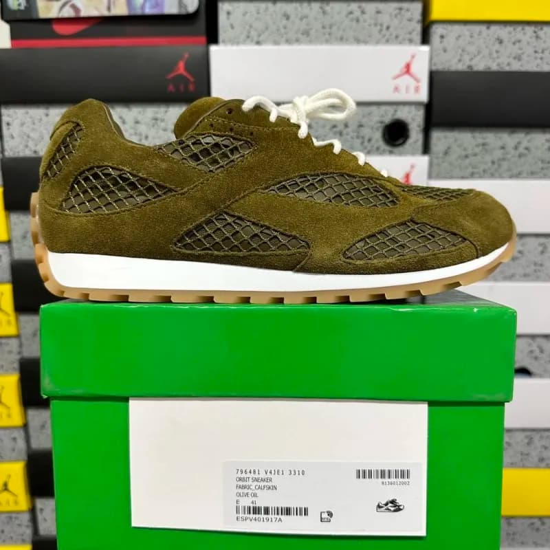Bottega Veneta × Jordan Orbit SL Technical Dark Green — 796481V4JE13310军绿（35-47）