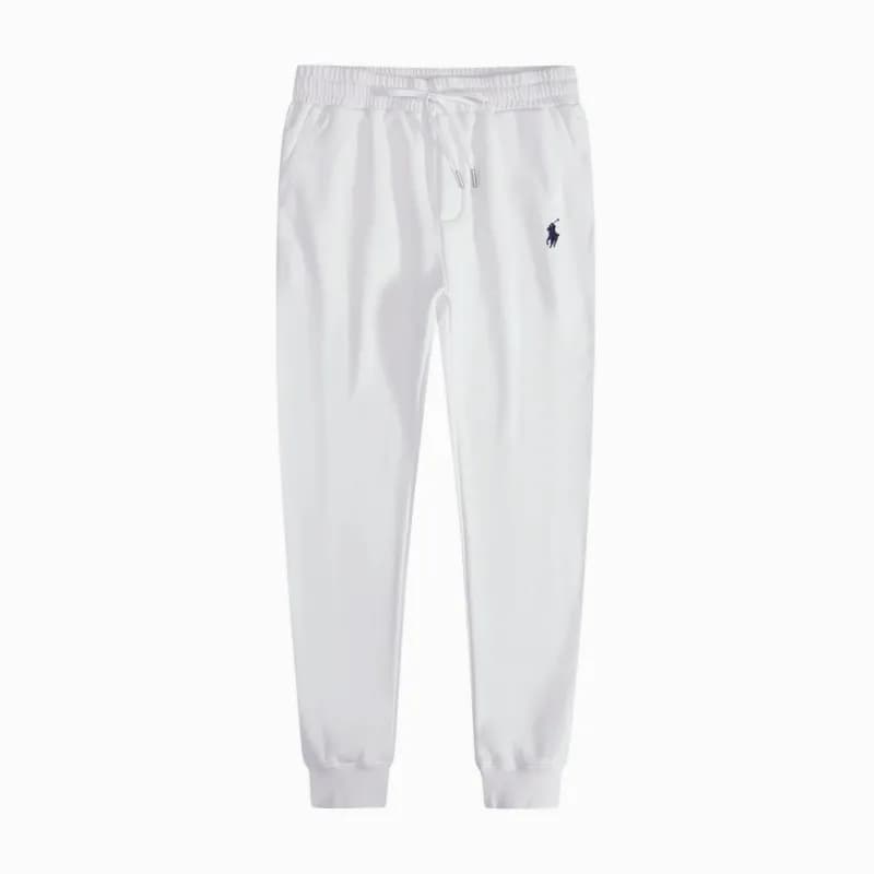 Polo Ralph Lauren Classic Fit Joggers Royal Blue — 白色长裤—黑标印花