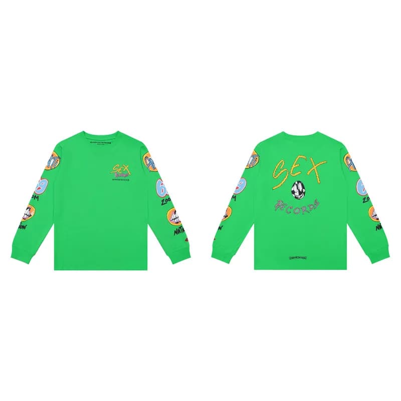 Supreme Long Sleeve Tee Sex Records Patch