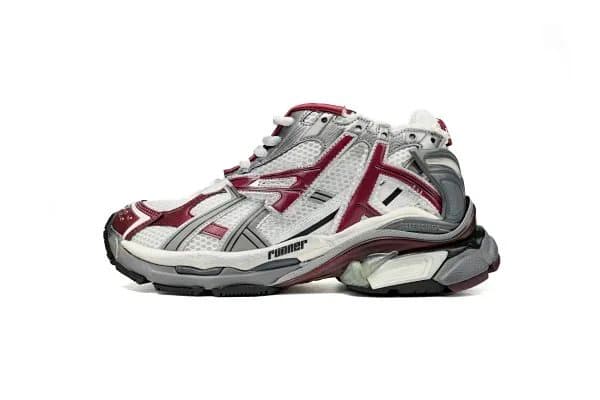 Balenciaga Triple S White Burgundy