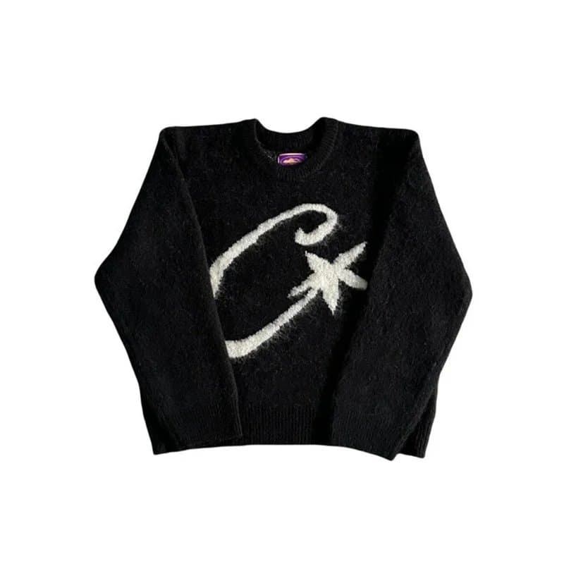 Corteiz Knit Sweater Star Logo