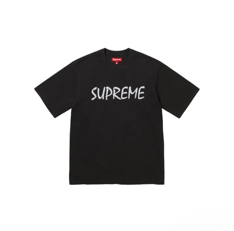 Supreme Box Logo Tee Patchwork Logo — 93 black