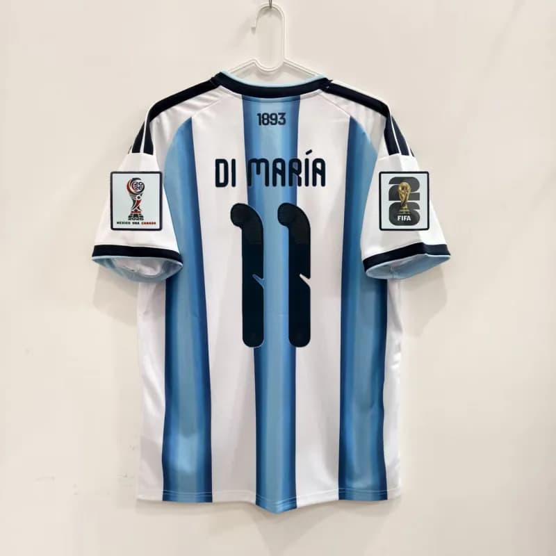 Nike Argentina Home Jersey 2026 World Cup Qualifier — 主场11号+世界杯臂章