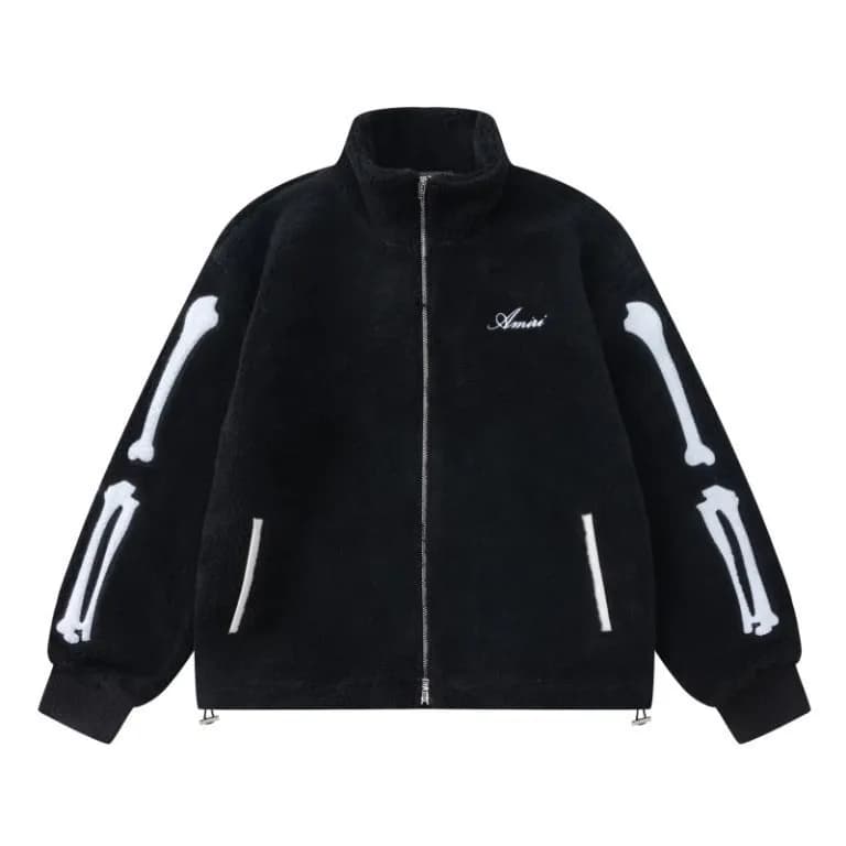 Amiri Crewneck Sweatshirt Embroidered Logo — 002白色