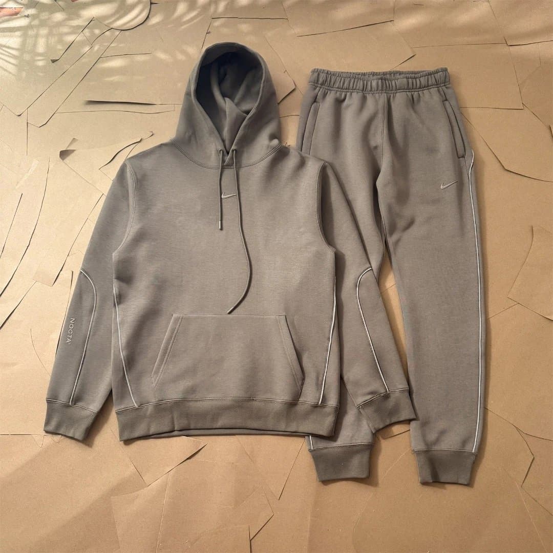 Nike Hoodie and Joggers Set Nocta Grey