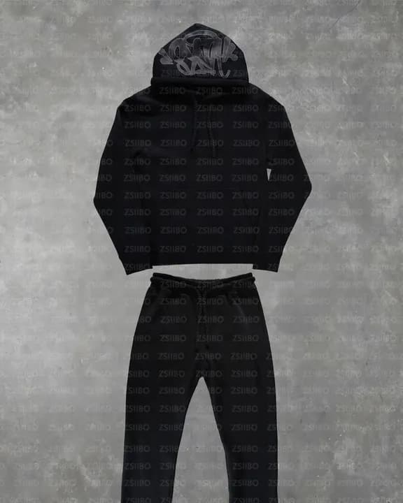 Fear of God Essentials Hoodie and Joggers Set Graffiti Hood