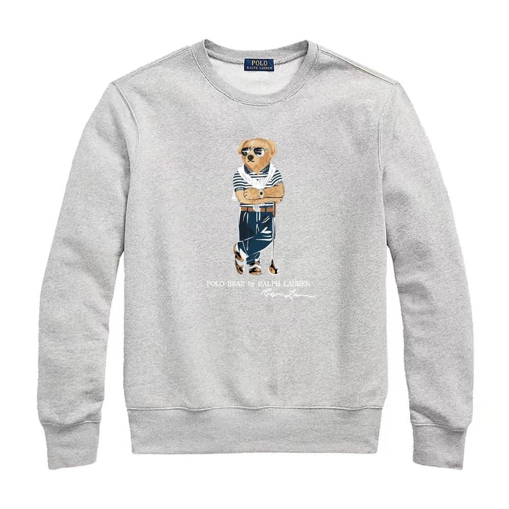 Polo Ralph Lauren Polo Bear Crewneck Sweatshirt Heather Grey
