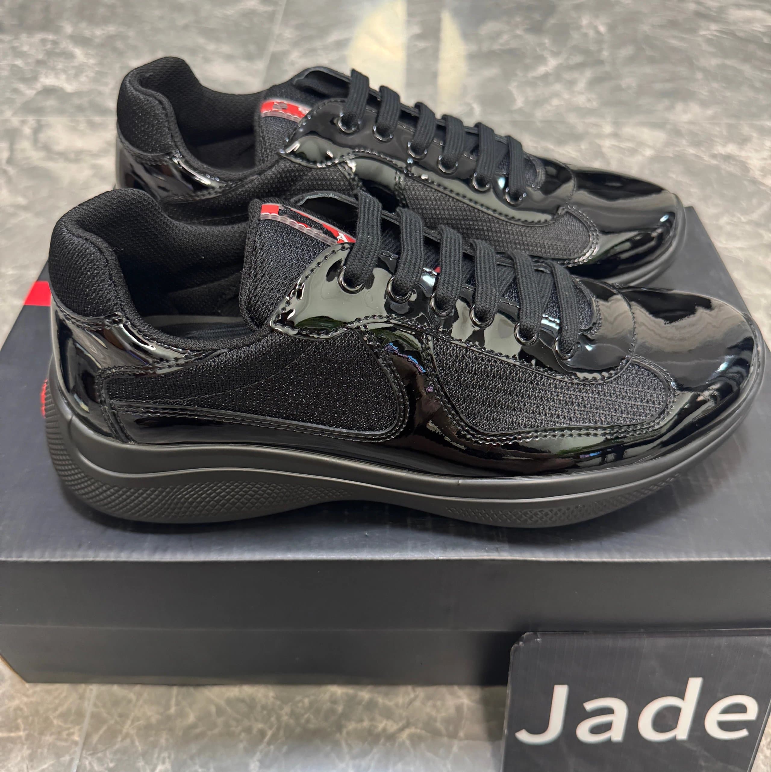 Prada Linea Rossa Sneaker Tangerine/Silver — K20
