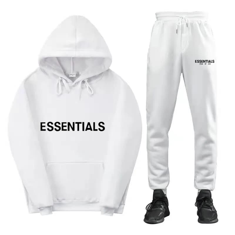 Fear of God Essentials Hoodie and Joggers Set Essentials Logo