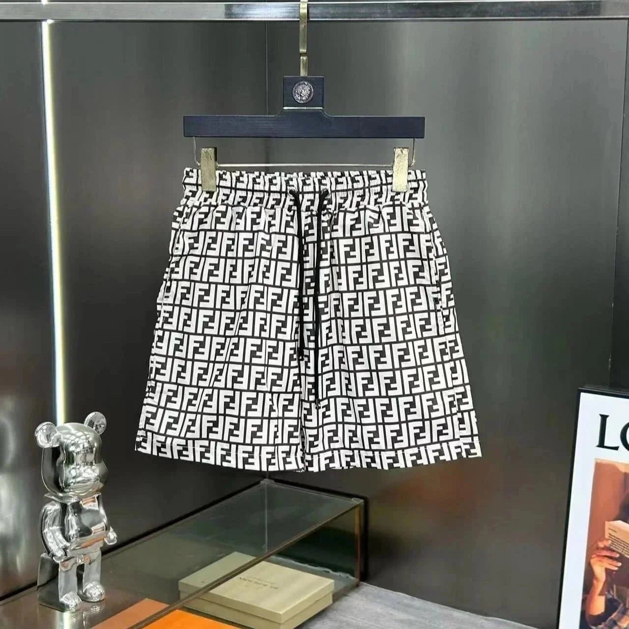 Fendi FF Logo Shorts Monogram Print
