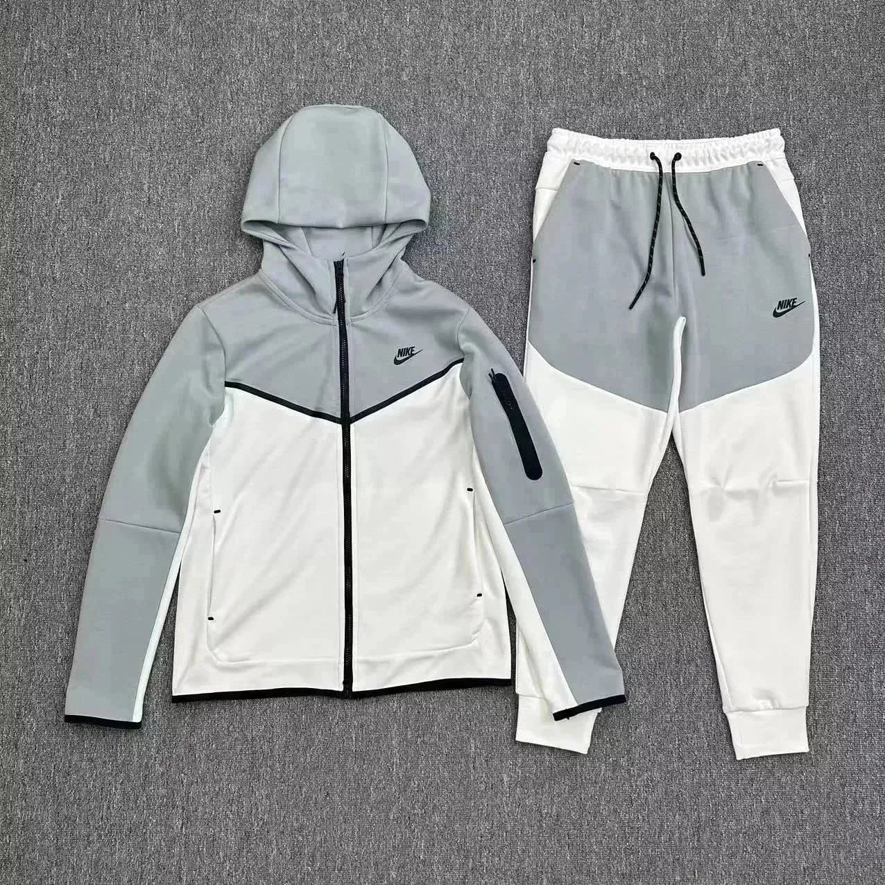 Nike Track Suit Solid Green — 灰白套装