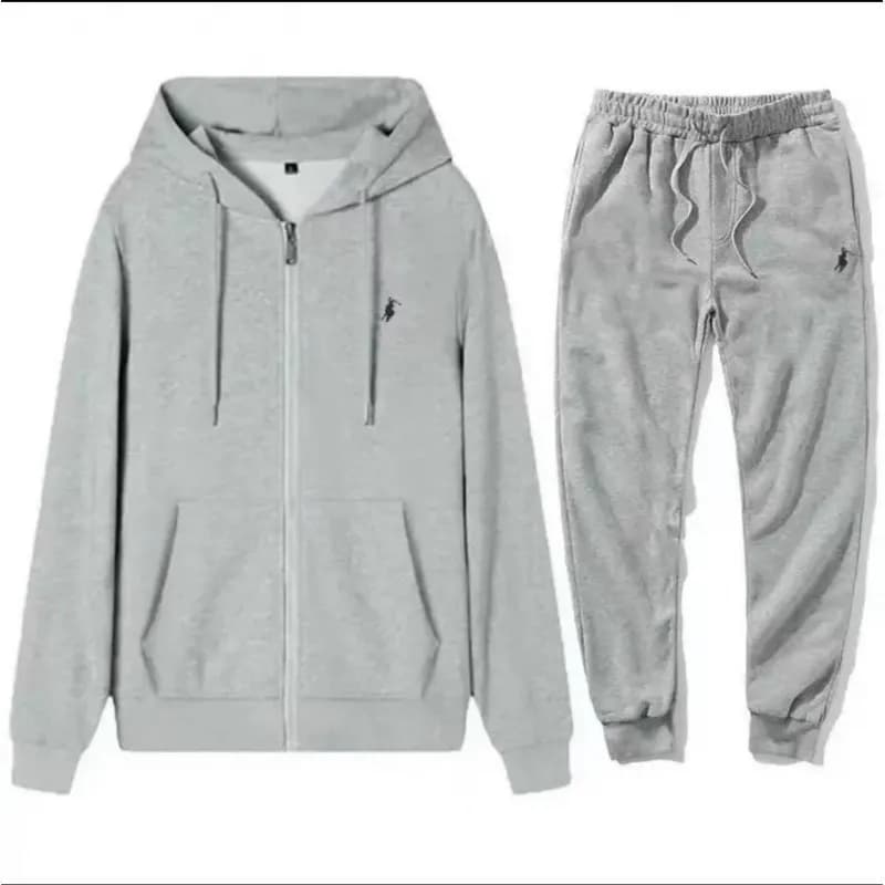 Polo Ralph Lauren Hoodie and Joggers Set Heather Grey