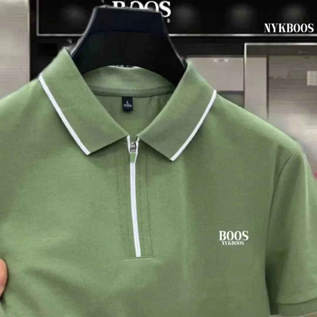 Hugo Boss Polo Shirt Zip-Neck