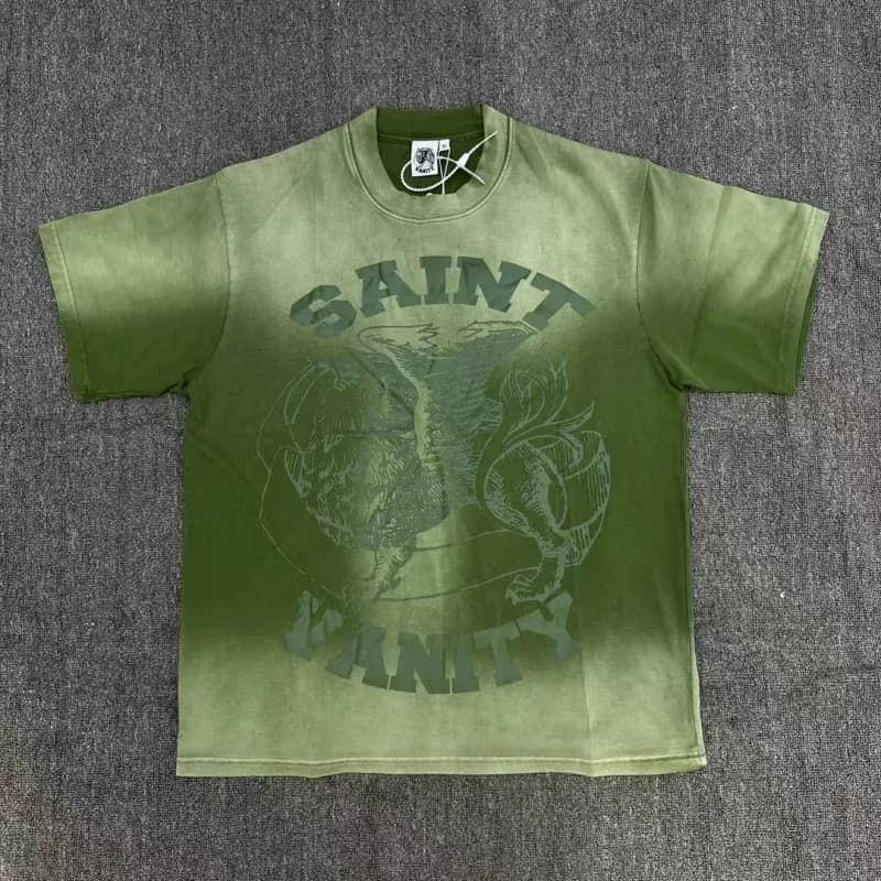 Saint Laurent Graphic T-Shirt Saint Vanity Print
