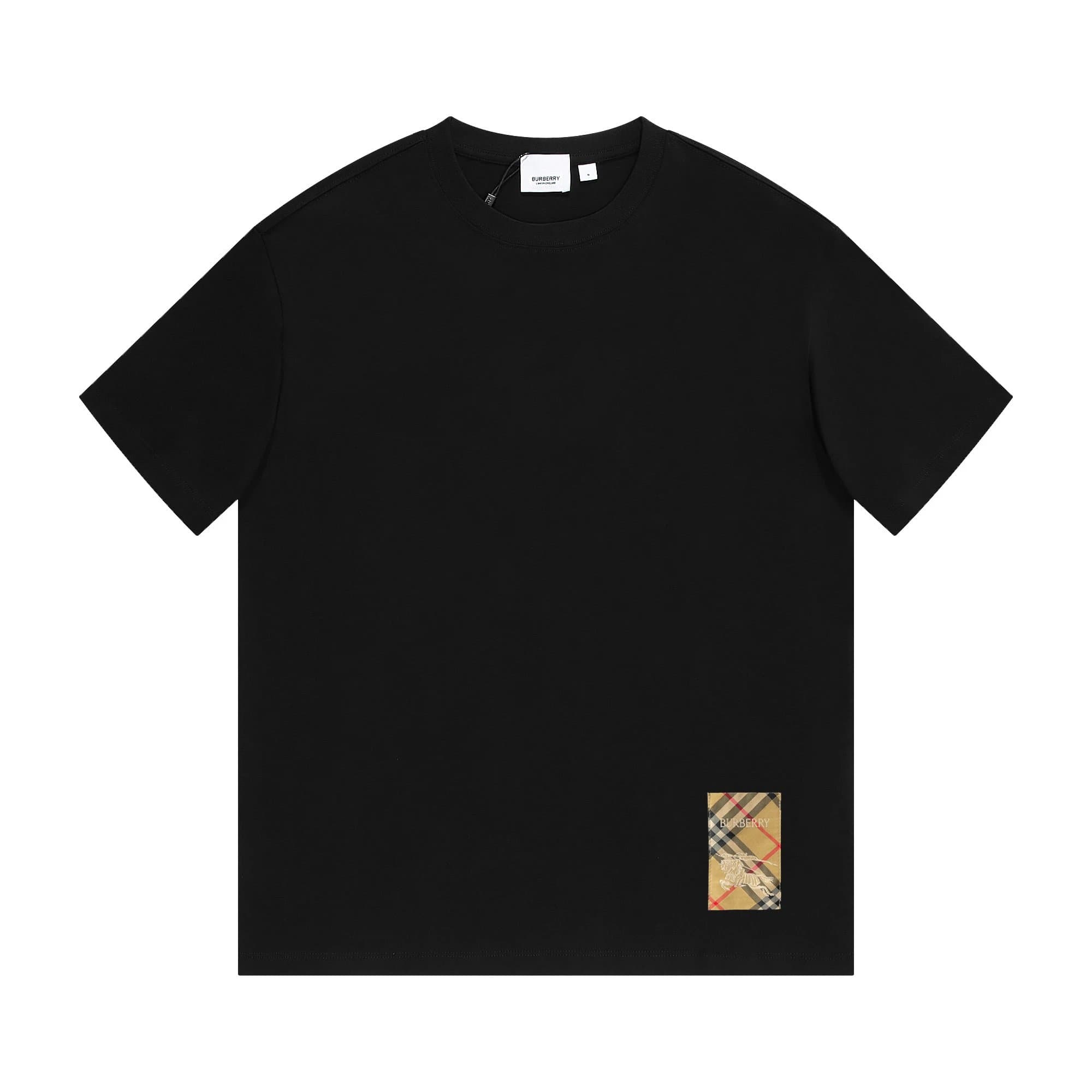 Burberry Graphic Tee Checkered Bear Logo — 24