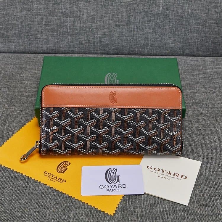 Goyard Saint Louis Wallet Goyardine Canvas