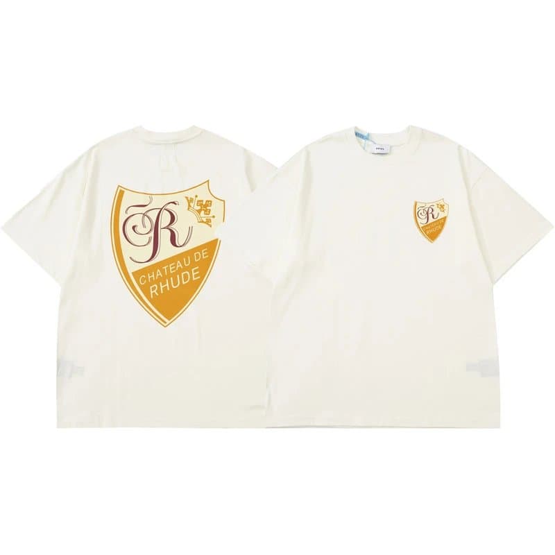 Rhude Graphic Tee Parrot Logo — 8026白色【徽章印花】