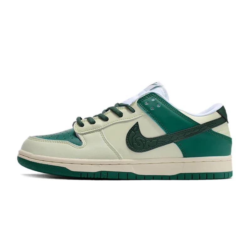 Nike × Sacai Dunk Low Orange Green — DUNK绿米白