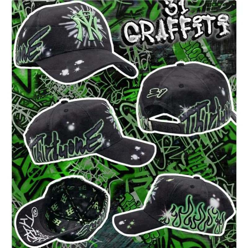 Takashi Murakami × Fragment Design Cap Flower Embroidery — 款式47