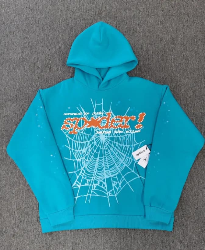 Sp5der Hoodie Spider Web Graphic