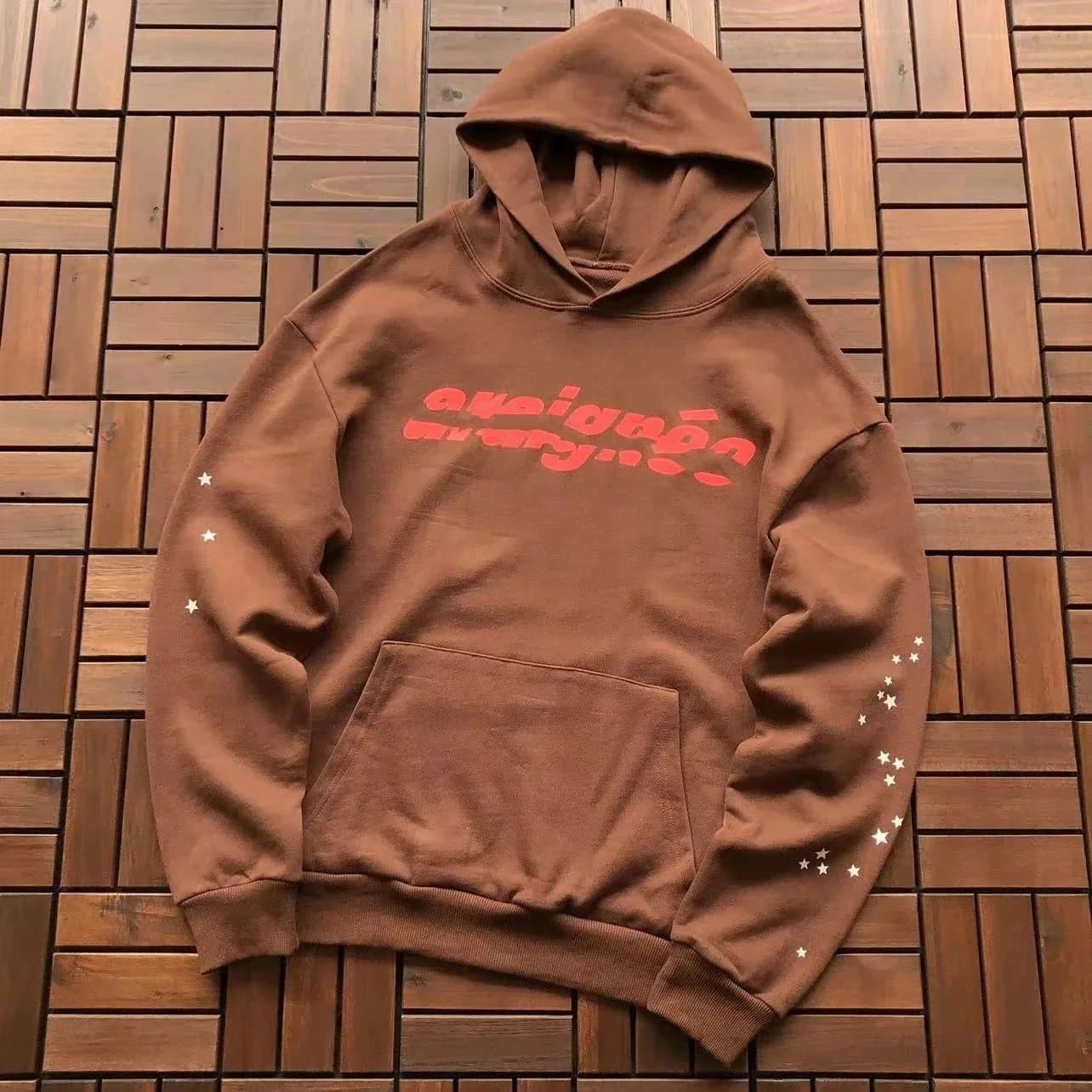 Fear of God Essentials Hooded Sweatshirt Star Print