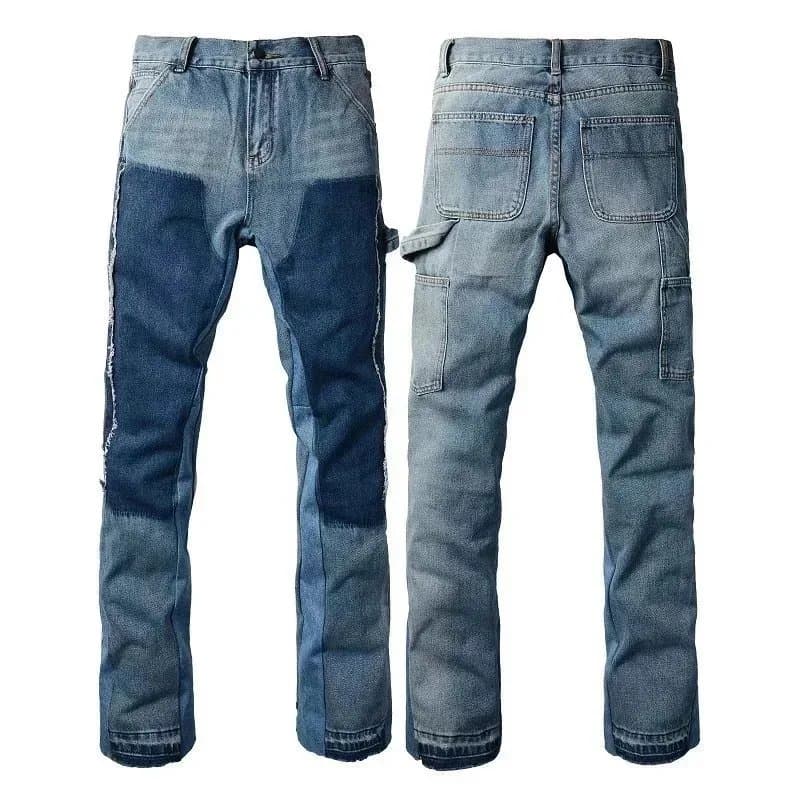 Levi's Patchwork Denim Pants Multi-Tone Wash