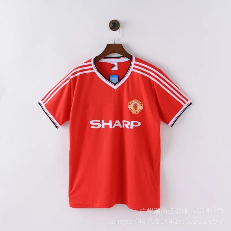 Adidas Manchester United Home Shirt Sharp Sponsor