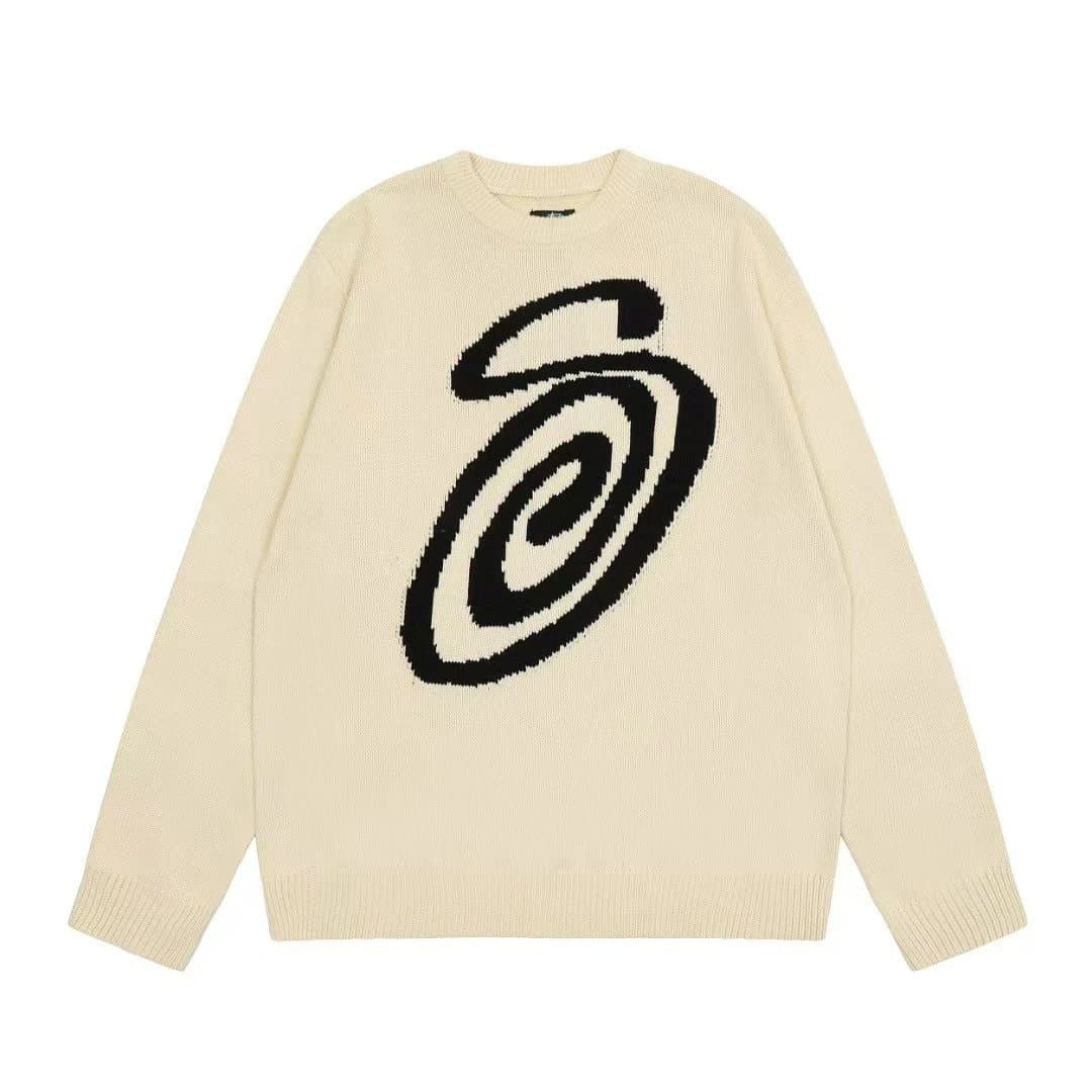 Stüssy Knit Sweater Spiral Logo